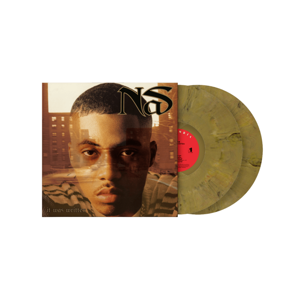 Nas - It Was Written NAD 2023 Gold & Black Marbled Double Vinyl