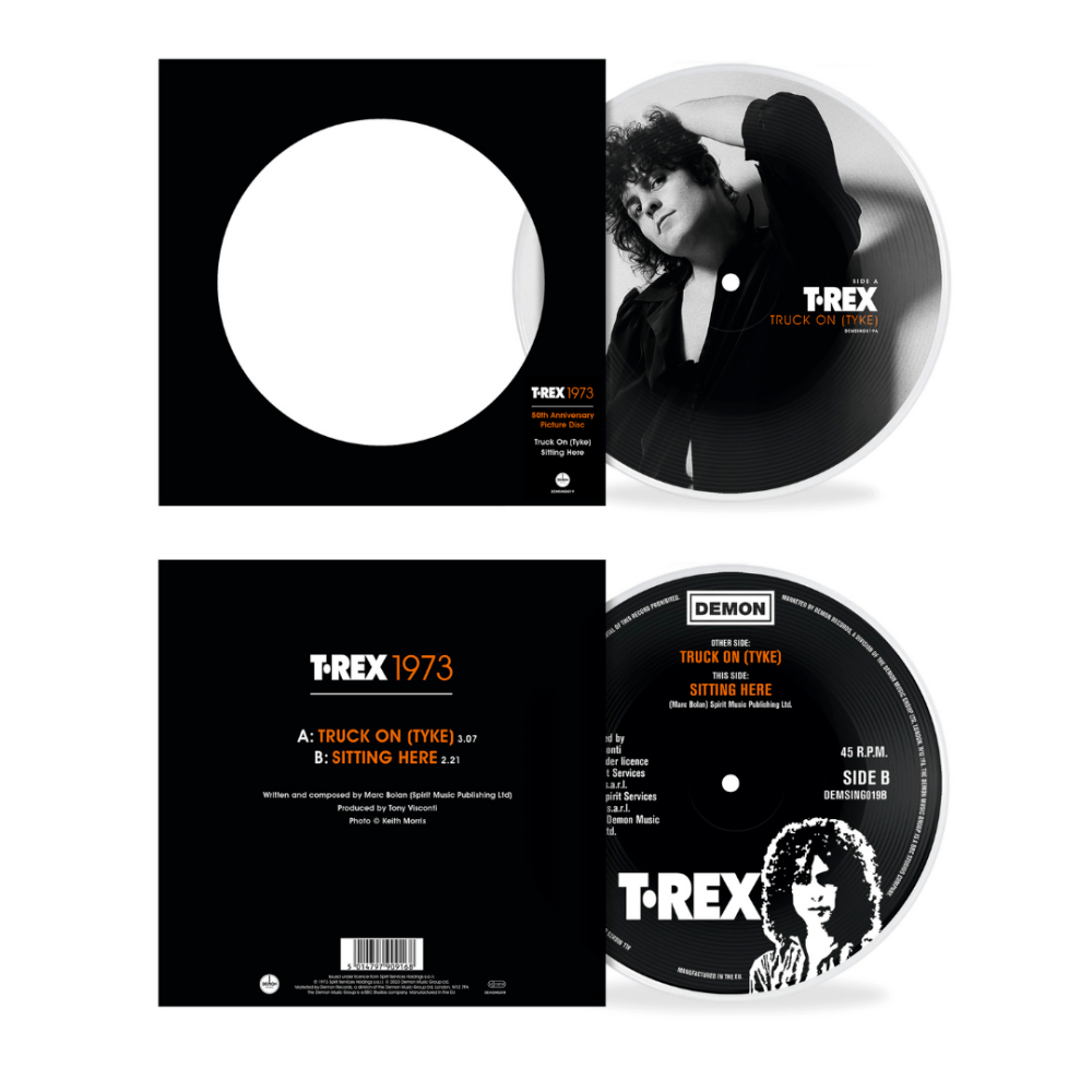 T. Rex - Truck On Tyke 50th Anniversary 7" Picture Disc 7 Inch Vinyl