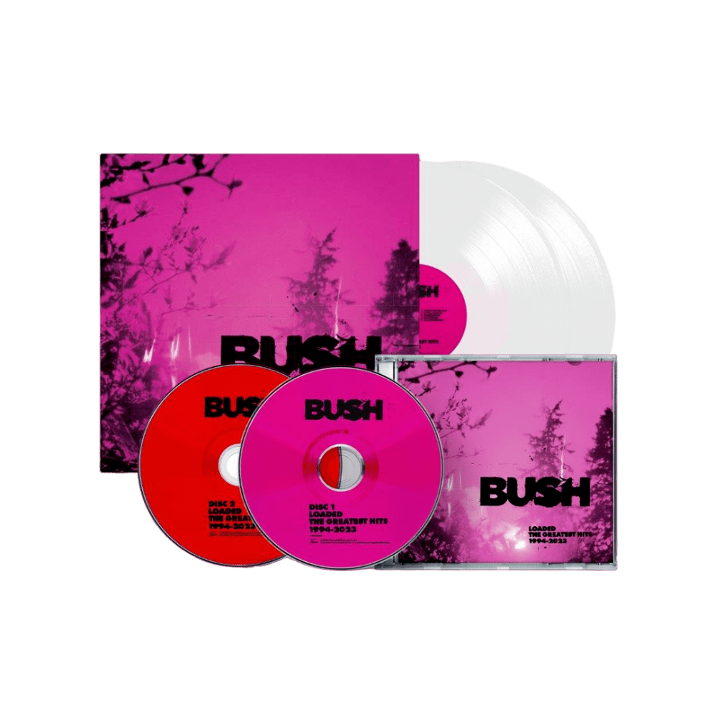 Bush - Loaded: The Greatest Hits 1994-2023 White Double Vinyl 2-Disc CD