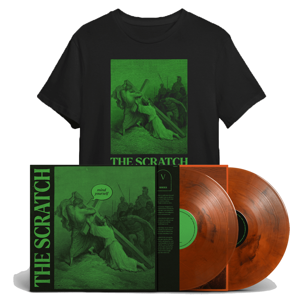 The Scratch - Mind Yourself Limited Edition Deluxe Double Coloured Vinyl With Etching, T-Shirt & Signed Art Print