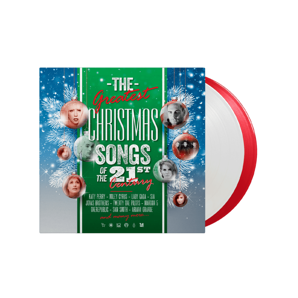 Various Artists - Greatest Christmas Songs Of The 21st Century White & Red Double Heavyweight Vinyl