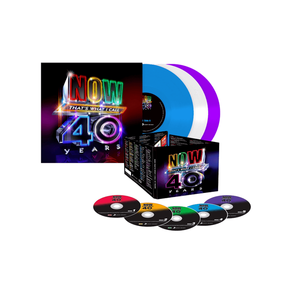 Various Artists - NOW That's What I Call 40 Years Coloured Triple Vinyl 5CD