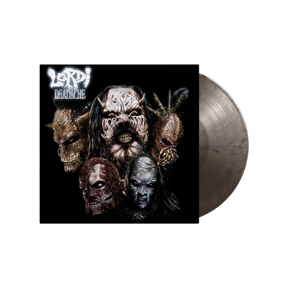 Lordi - Deadache Silver & Black Marbled Heavyweight Vinyl