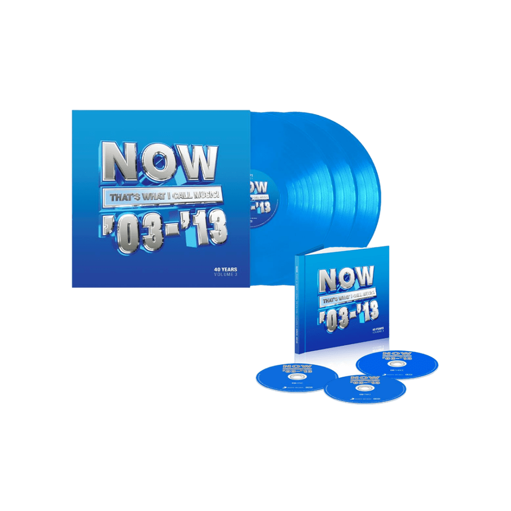 Various Artists - NOW That's What I Call 40 Years: Volume 3 - 2003-2013 Blue Triple Vinyl 3-Disc CD