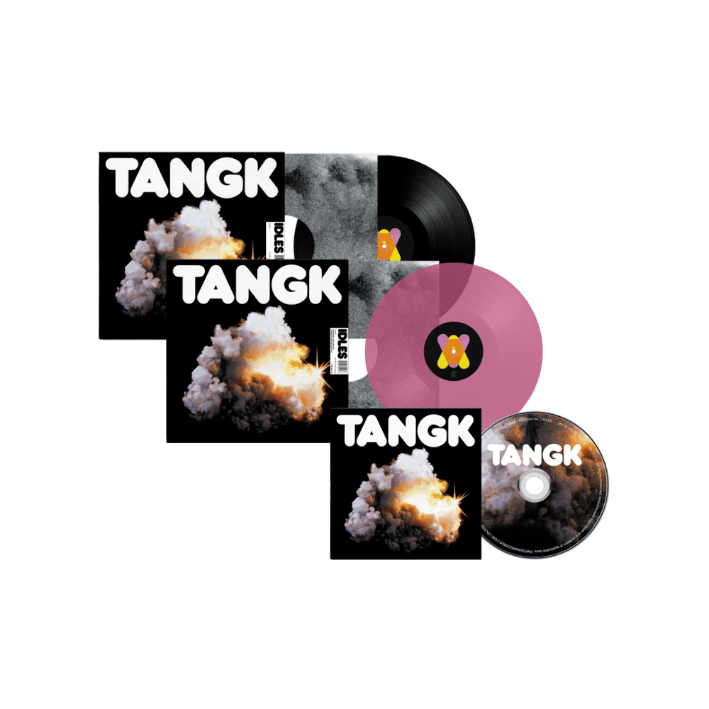 IDLES - TANGK Pink Black Vinyl CD