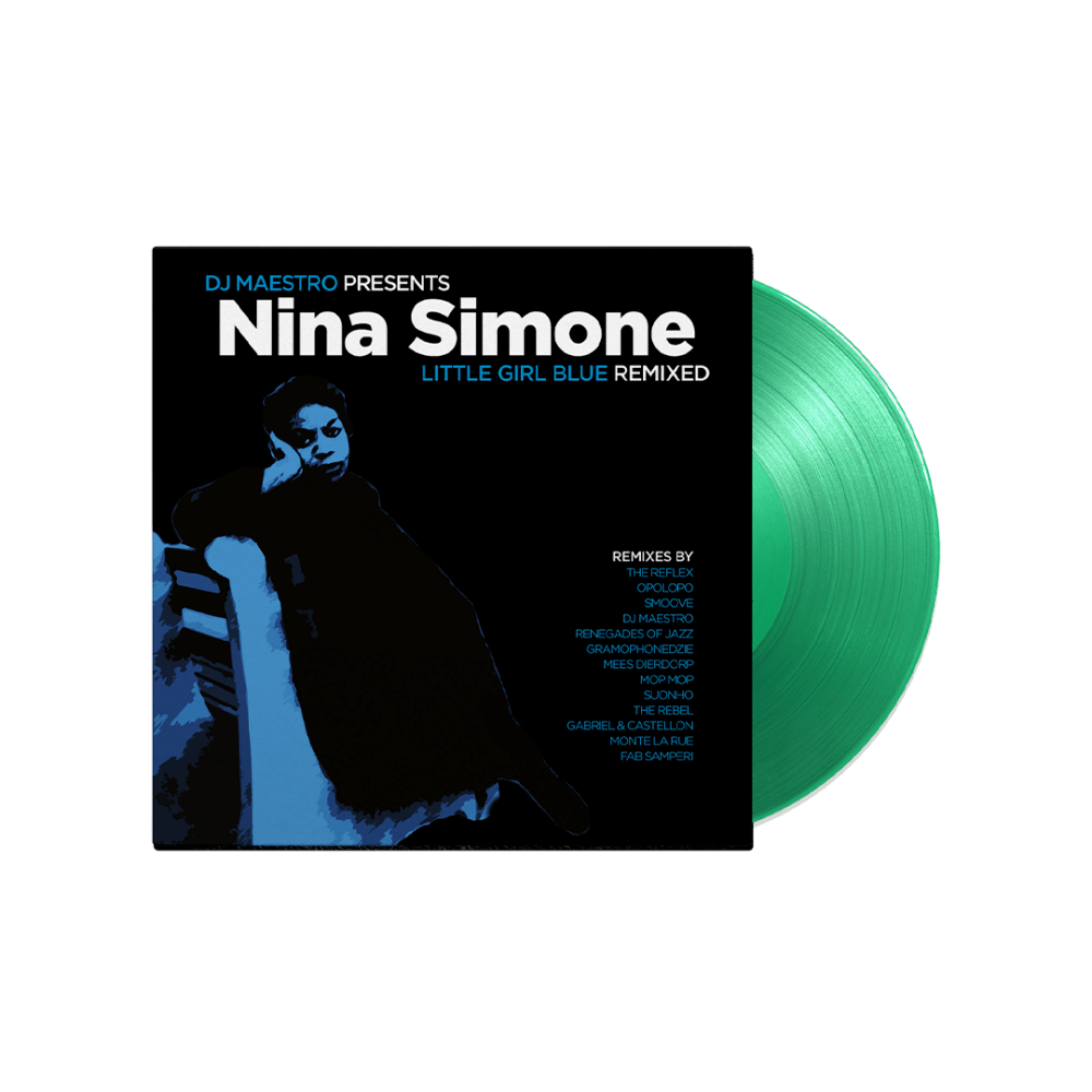 Nina Simone & DJ Maestro - Little Girl Blue Remixed Green Double Heavyweight Vinyl