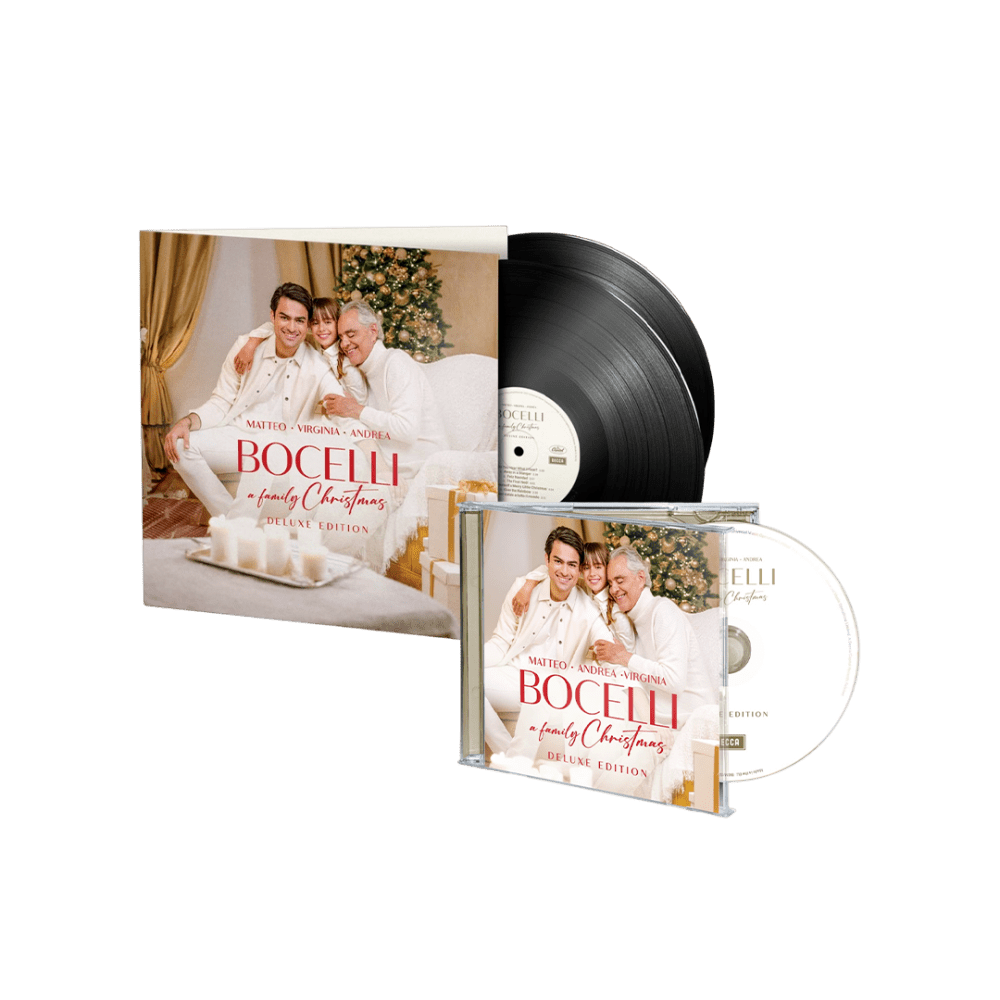 Matteo, Andrea, Virginia Bocelli - A Family Christmas Deluxe Double Vinyl CD