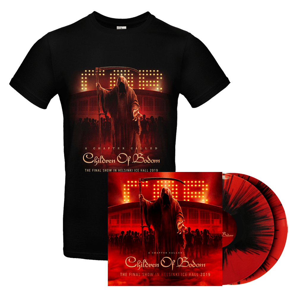 Children Of Bodom - A Chapter Called Children of Bodom Final Show in Helsinki Ice Hall 2019 Splatter Double Vinyl T-Shirt