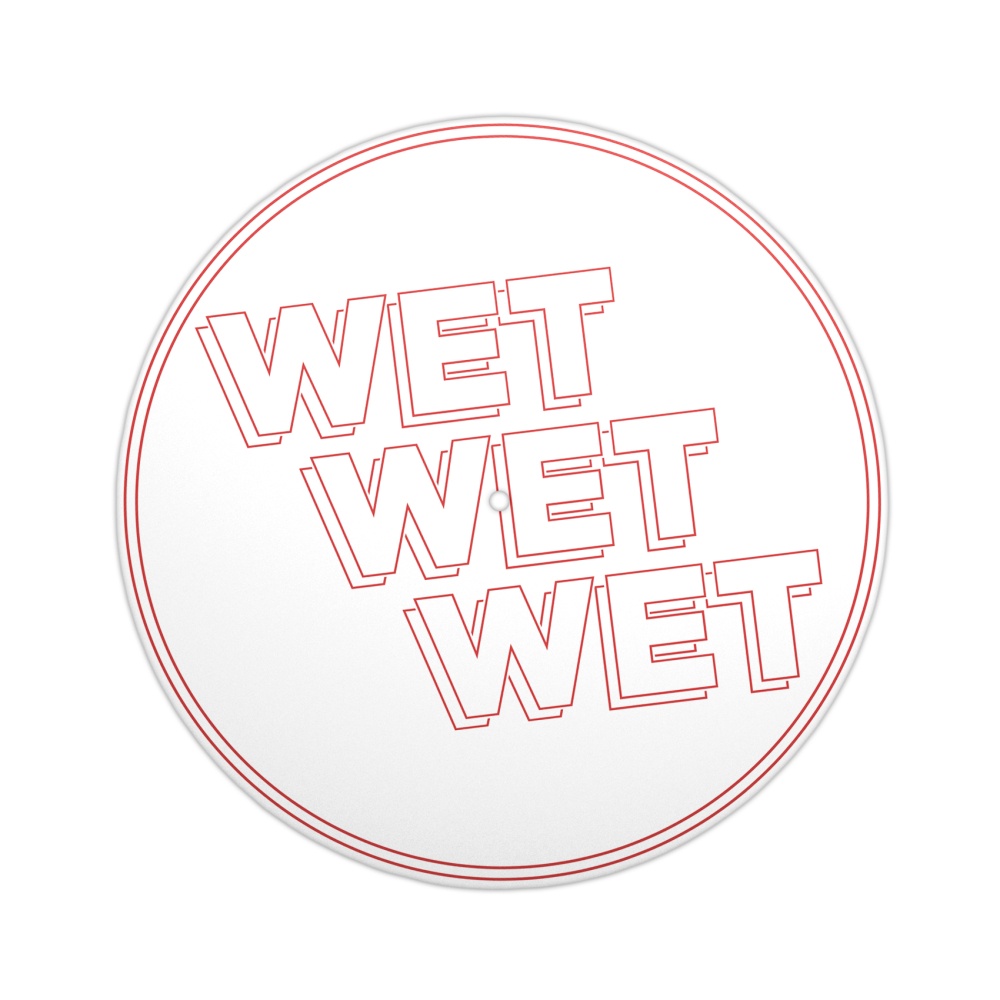 Wet Wet Wet - Live In Denmark Limited Edition Vinyl Slipmat