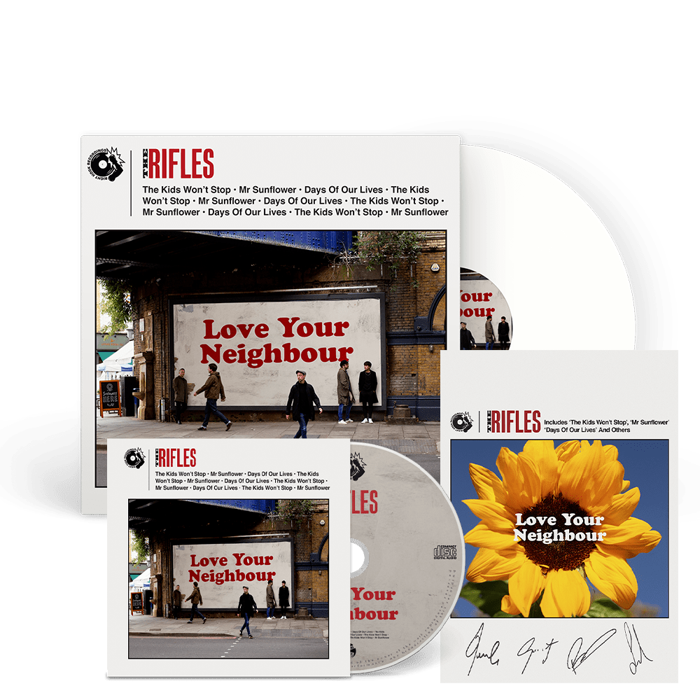 The Rifles - Love Your Neighbour Limited Edition White Vinyl CD