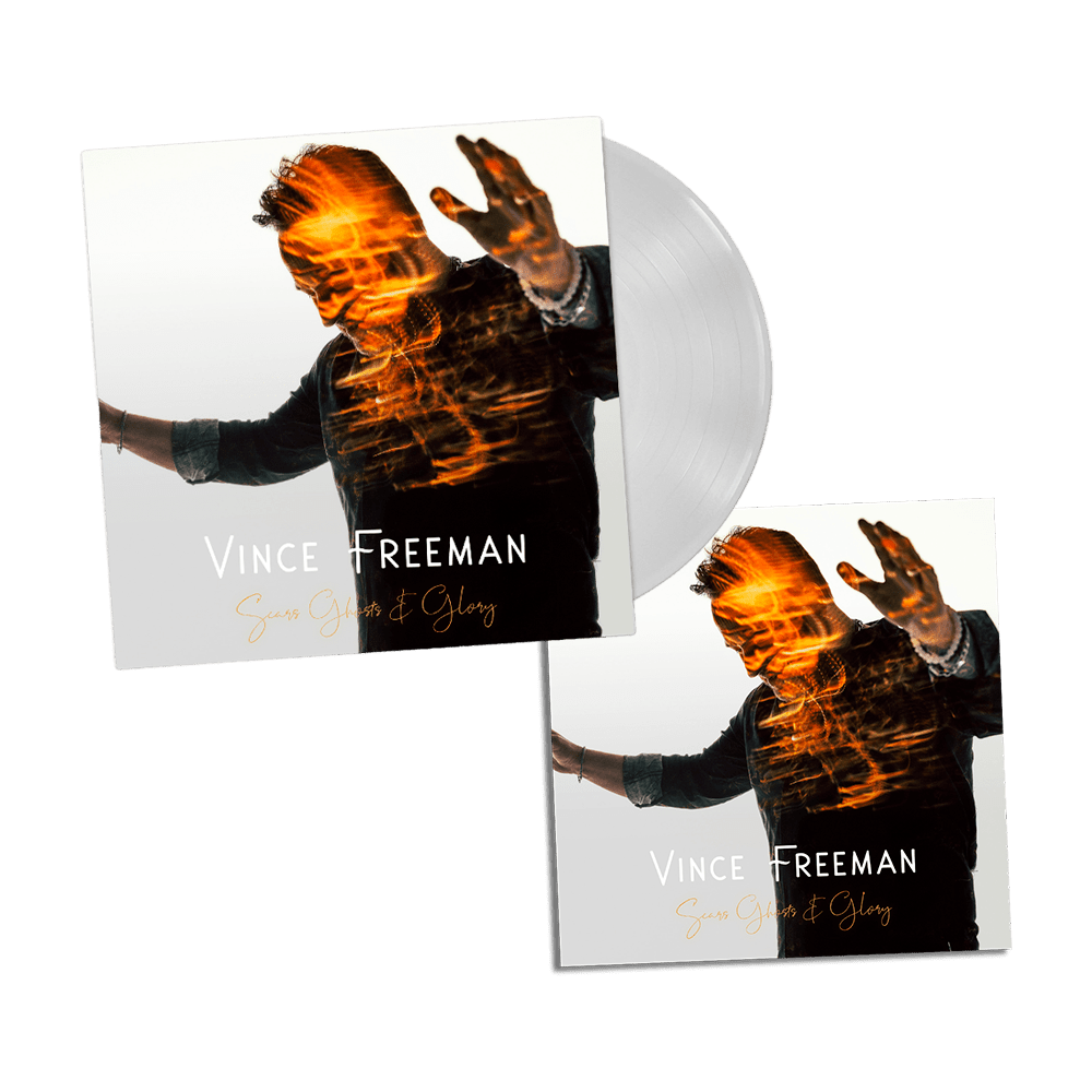 Vince Freeman - Scars, Ghosts & Glory Signed White Vinyl Print