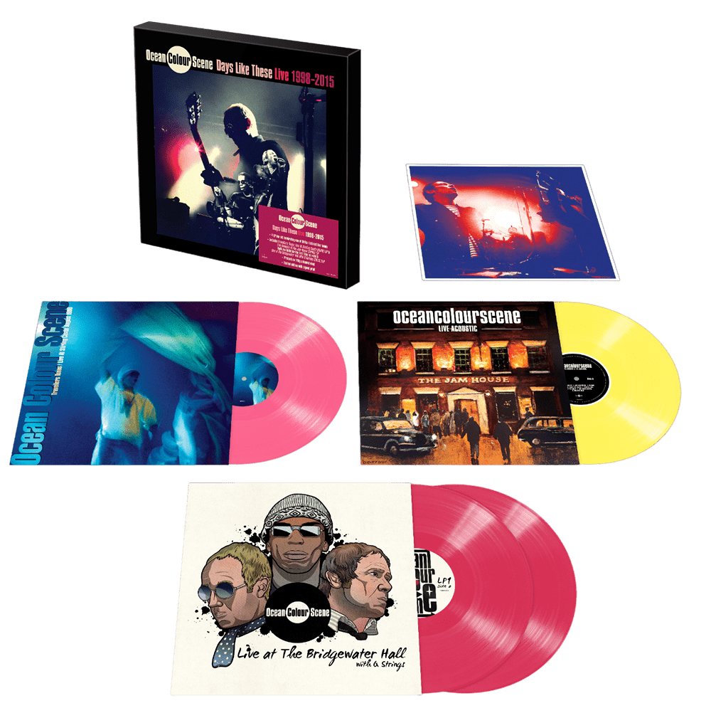 Ocean Colour Scene - Days Like These - Live - 1998 -2015 140g Colour Vinyl Signed Boxset