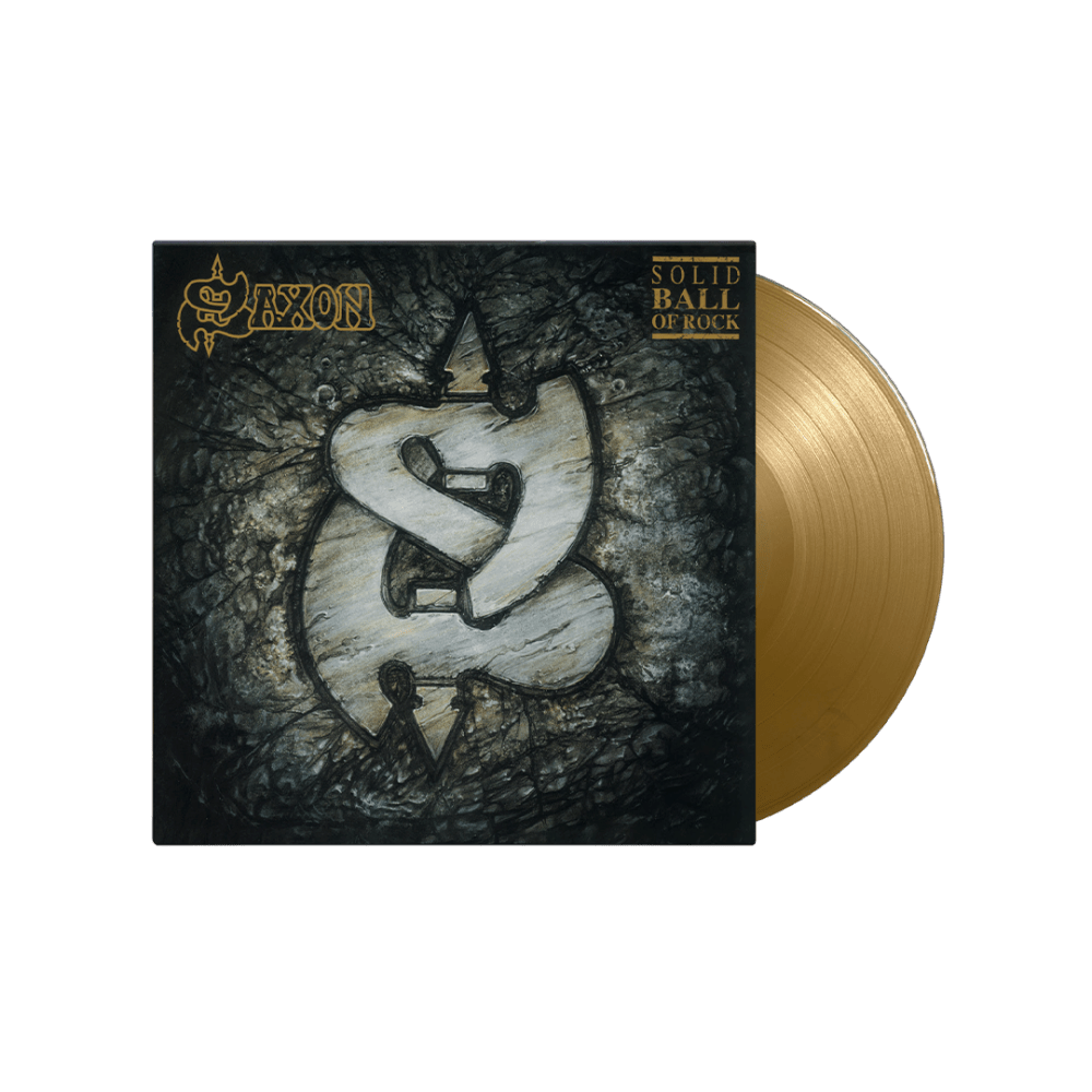 Saxon - Solid Ball of Rock Gold Heavyweight Vinyl