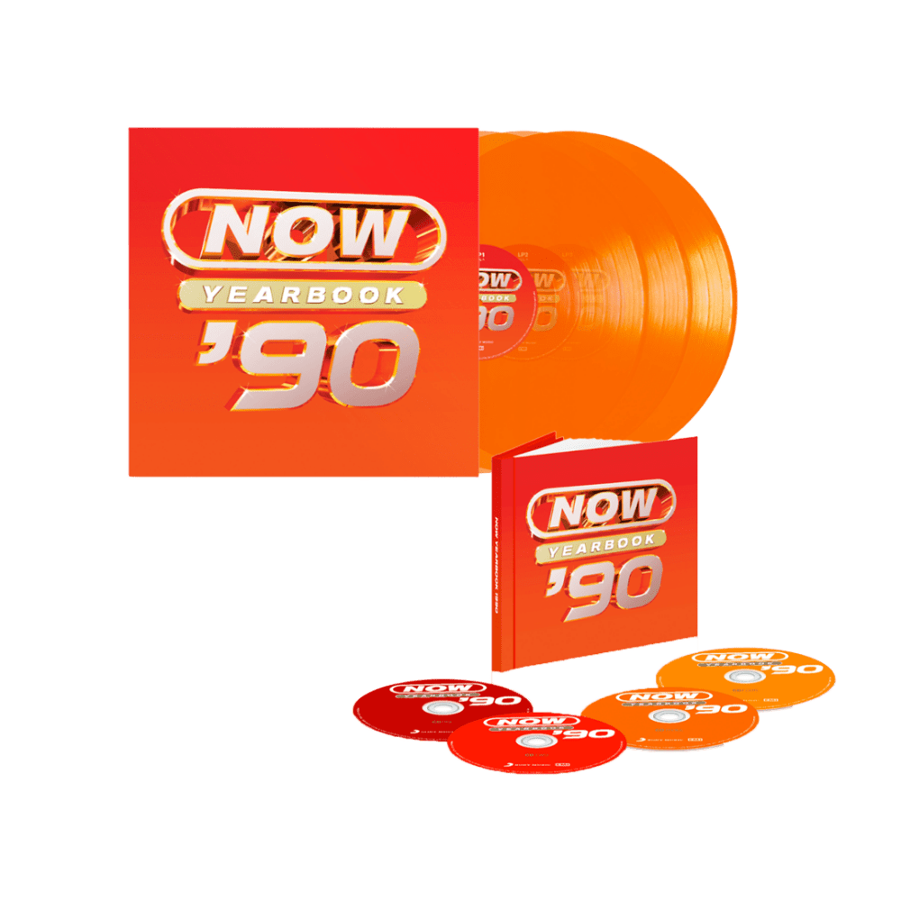 Various Artists - NOW - Yearbook 1990 Orange Triple Vinyl Special Edition 4-Disc CD