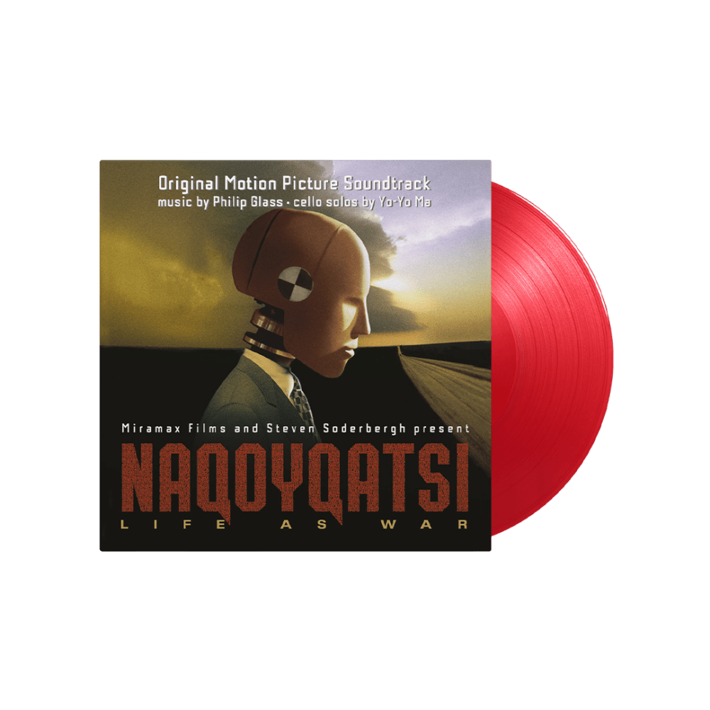 Philip Glass - Naqoyqatsi Translucent Red Double Heavyweight Vinyl