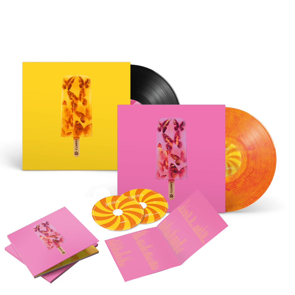 James - Yummy Coloured Vinyl Black Vinyl Deluxe 2CD