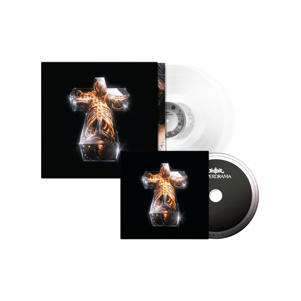 Justice - Hyperdrama Clear Double Vinyl CD