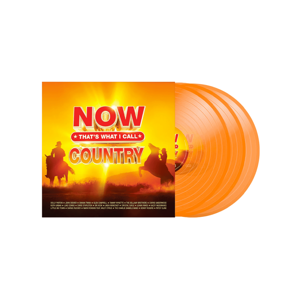 Various Artists - NOW That's What I Call Country Transparent Orange Triple Vinyl