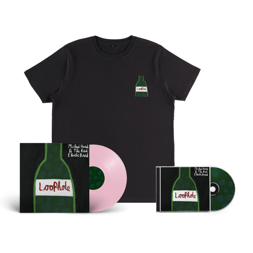 Michael Head & The Red Elastic Band - Loophole CD Pink Vinyl [Exclusive] T-Shirt