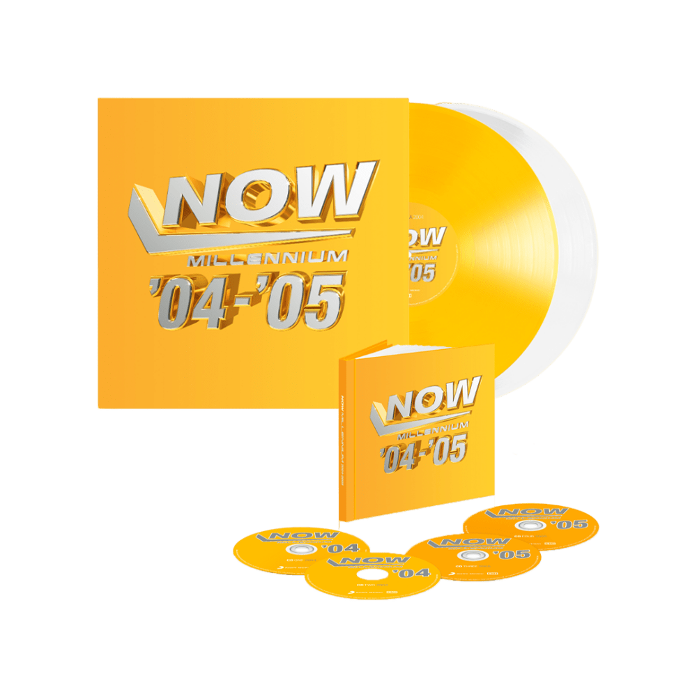 Various Artists - NOW - Millennium 2004 - 2005 Yellow & White Double Vinyl Deluxe 4CD