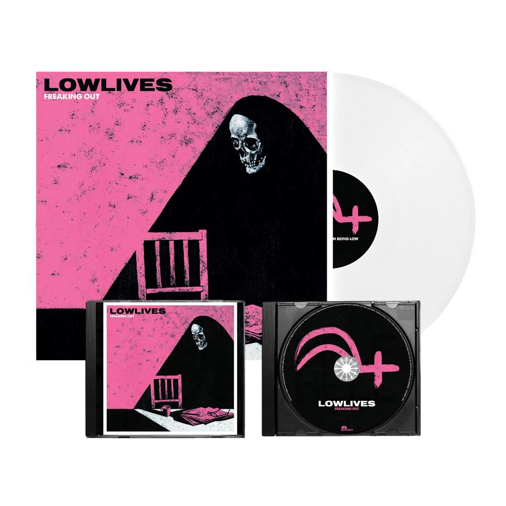 LOWLIVES - Freaking Out White Vinyl LP CD Album