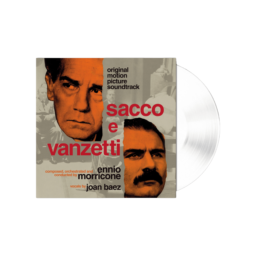 Ennio Morricone ft. Joan Baez - Sacco e Vanzetti Soundtrack RSD 2024 Clear Heavyweight Vinyl