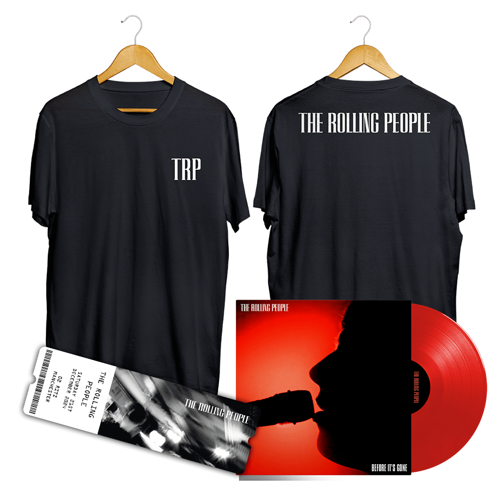 The Rolling People - Before It's Gone Red Vinyl TRP Tee Ticket