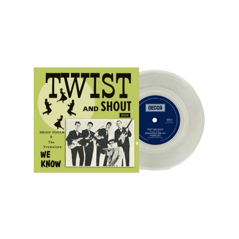 Brian Poole & The Tremeloes - Twist & Shout RSD 2024 Clear 7 Inch Vinyl