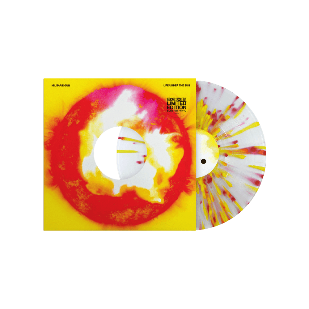 Militarie Gun - Life Under The Sun RSD 2024 Red, Yellow & White Splatter  10 Inch Vinyl