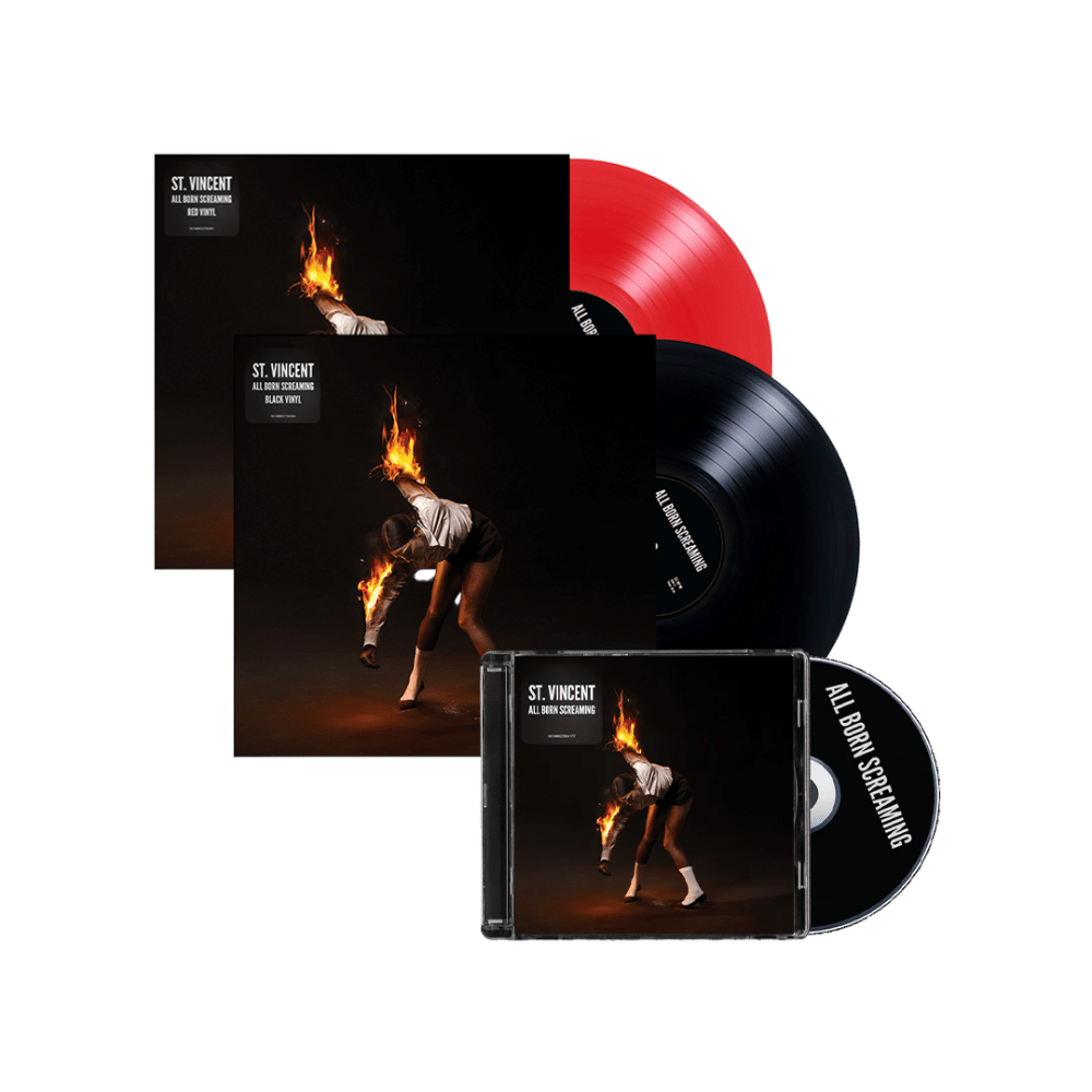 St. Vincent - All Born Screaming Red Black Vinyl CD