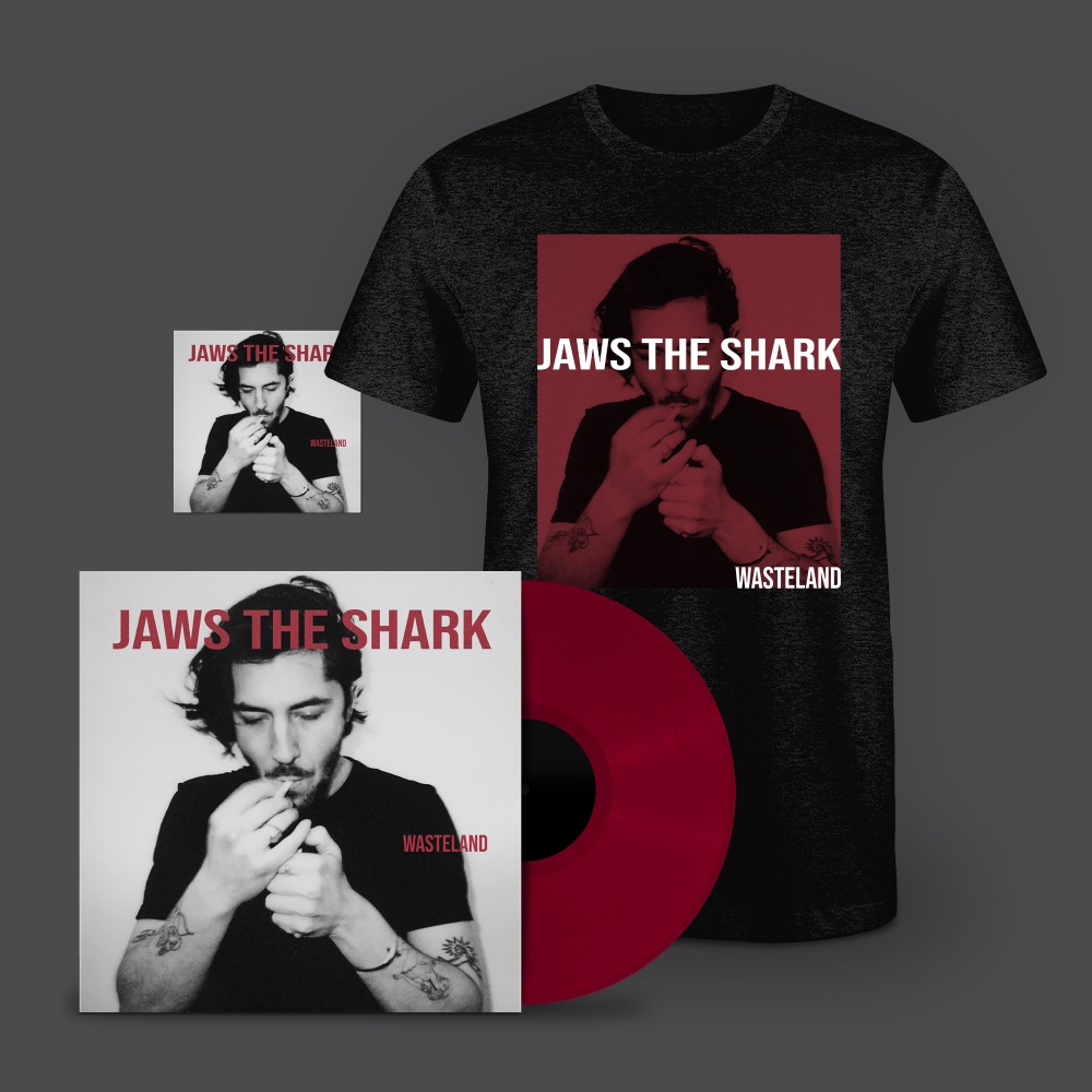 Jaws The Shark - Wasteland Vinyl, T-Shirt Signed Print