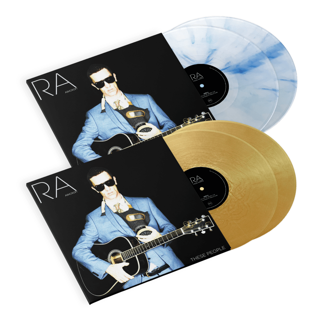 Richard Ashcroft - These People Exclusive D2C Gold Nugget Double Vinyl Clear and Blue Marble Double Vinyl