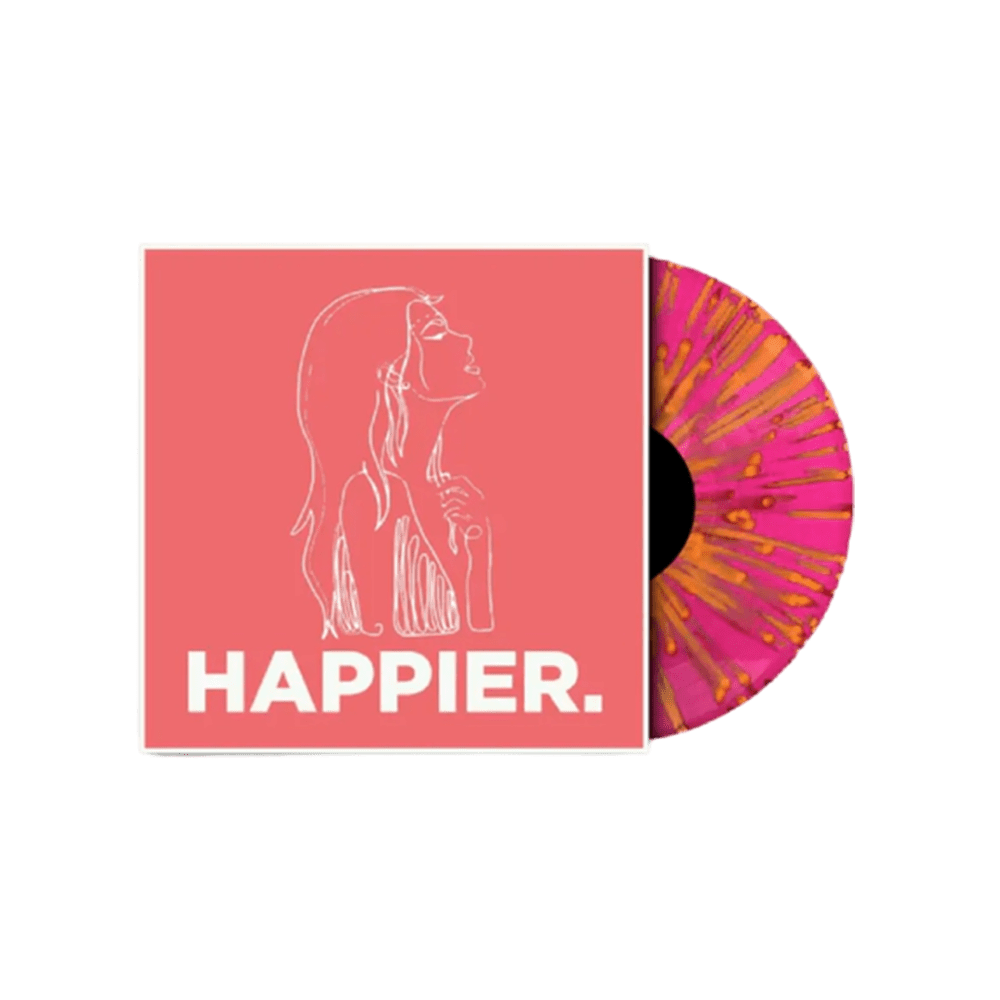 As December Falls - Happier RSD 2024 Orange & Pink Splatter Vinyl