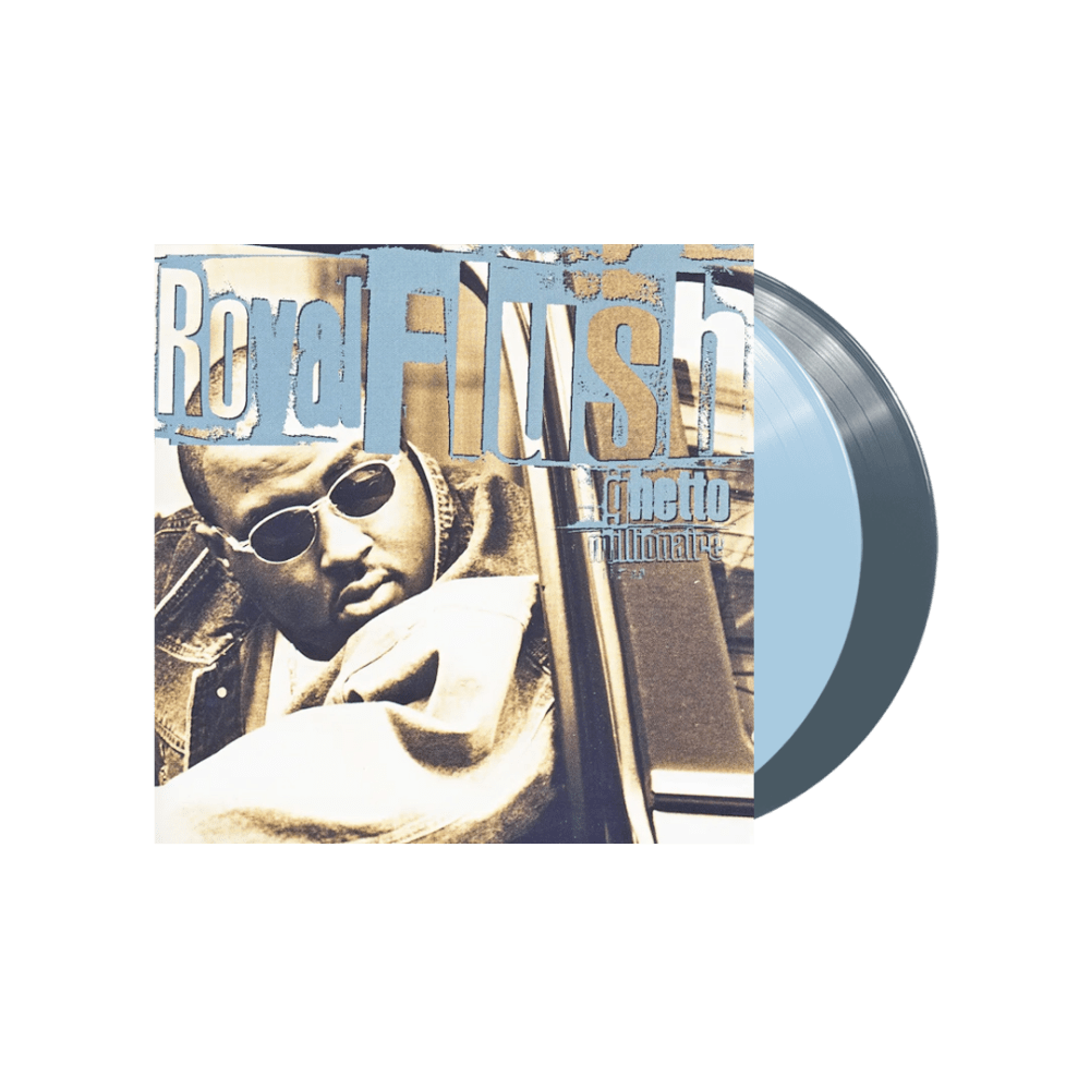 Royal Flush - Ghetto Millionaire RSD 2024 Baby Blue & Black Galaxy Double Vinyl