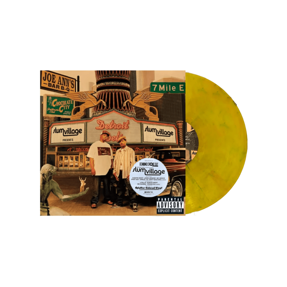 Slum Village - Detroit Deli A Taste Of Detroit RSD 2024 Clear with Orange & Green Splatter Vinyl