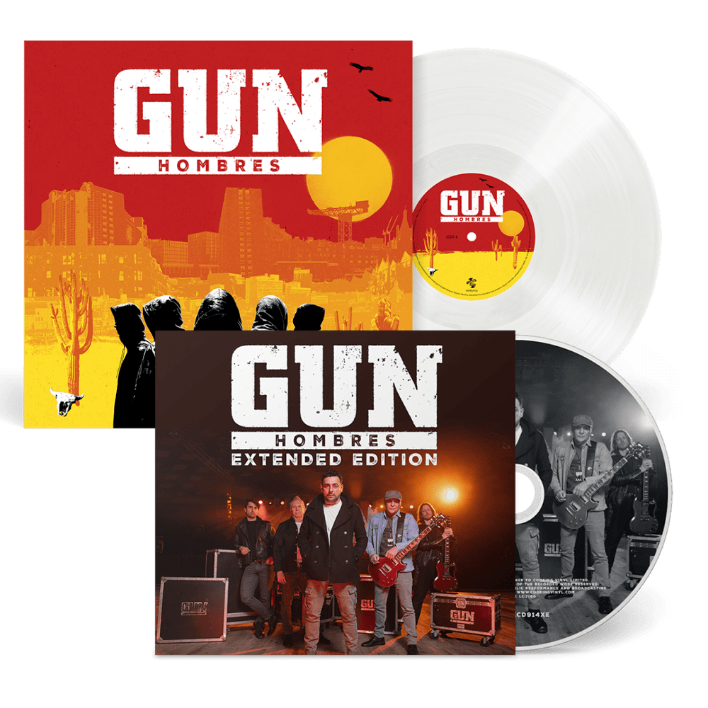 Gun - Hombres Extended Edition CD White Vinyl