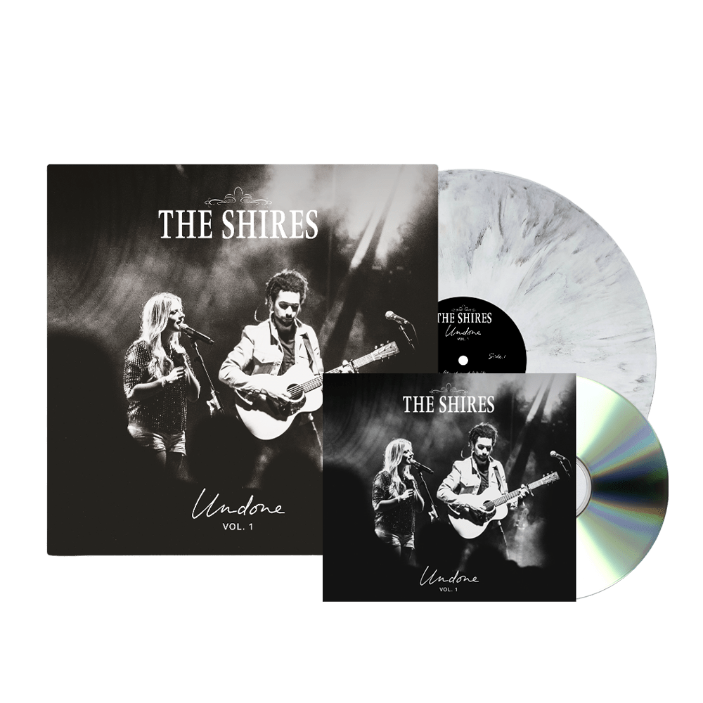 The Shires - Undone Vol. 1 Black Marble Gatefold Vinyl CD