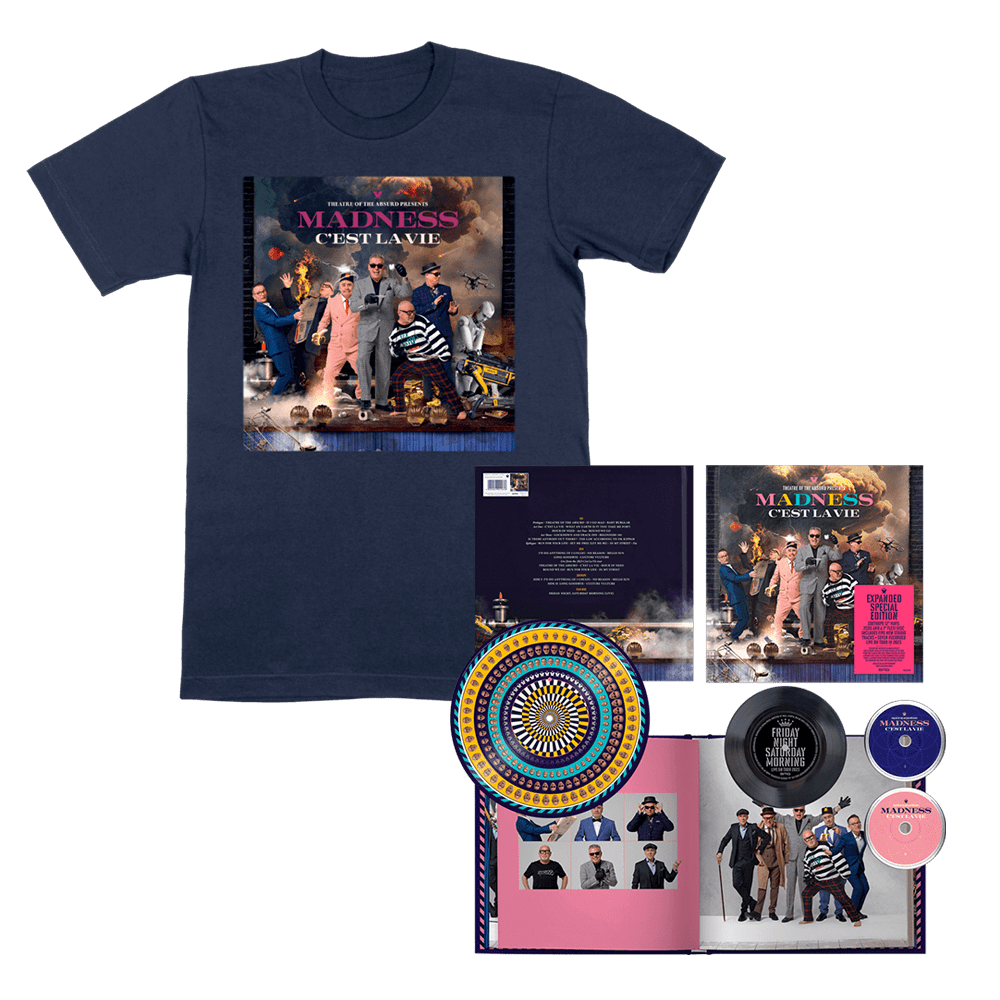 Madness - Theatre of the Absurd Presents C'est La Vie Enhanced Edition Vinyl Bookpack T-Shirt