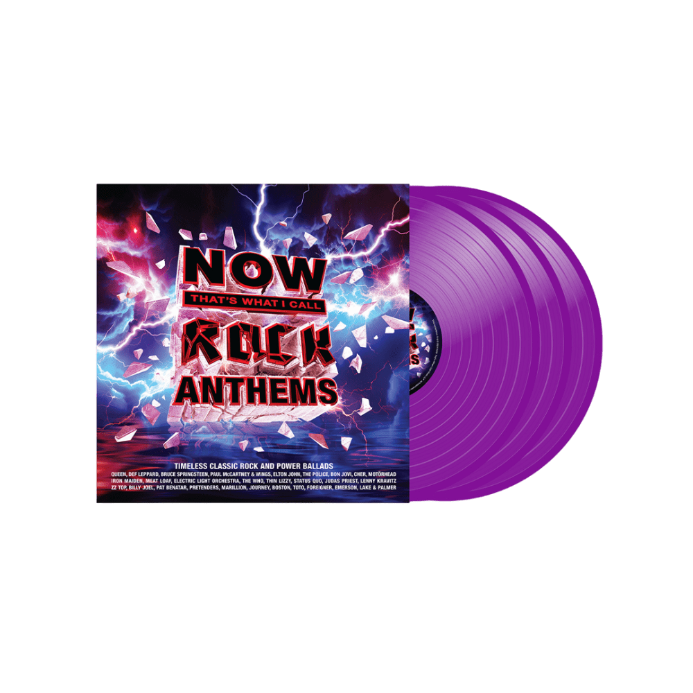 Various Artists - NOW That's What I Call Rock Anthems Neon Violet Triple Vinyl