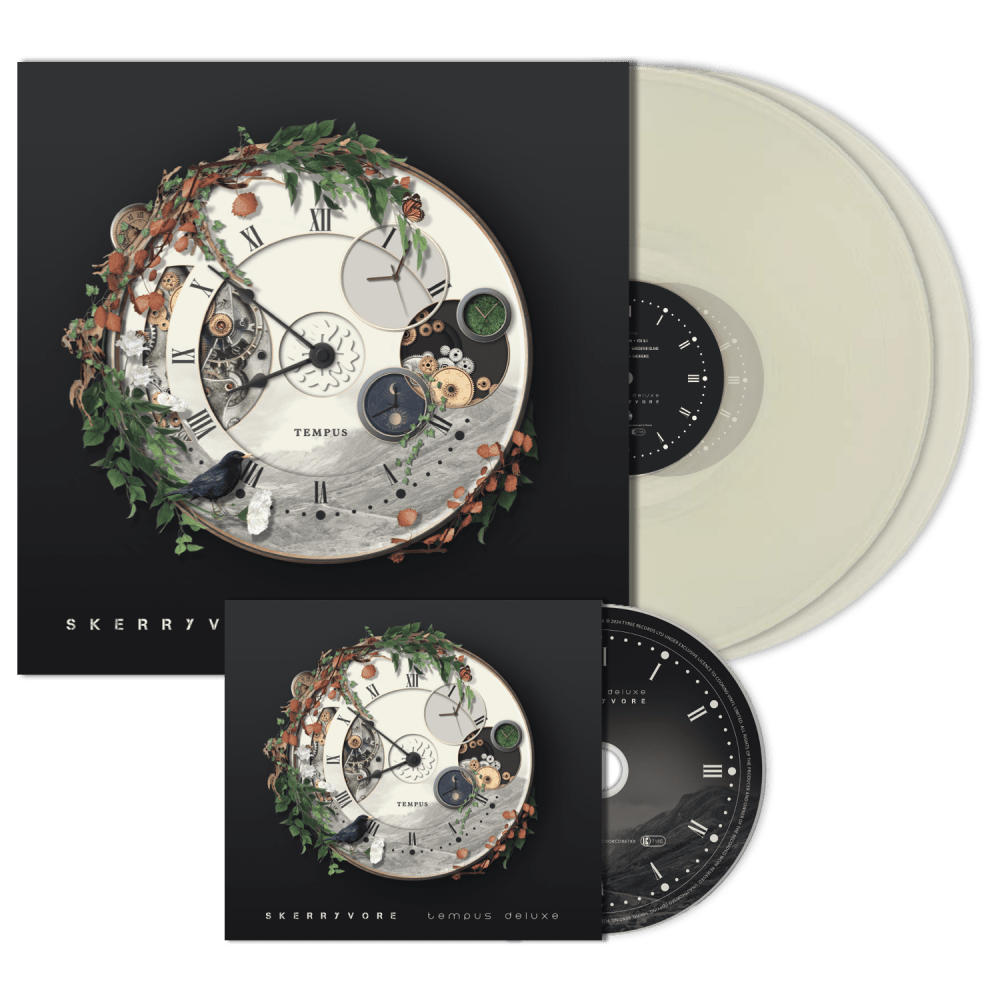 Skerryvore - Tempus Deluxe Edition Double Natural Colour Vinyl LP inc. Signed Print & Signed Deluxe CD