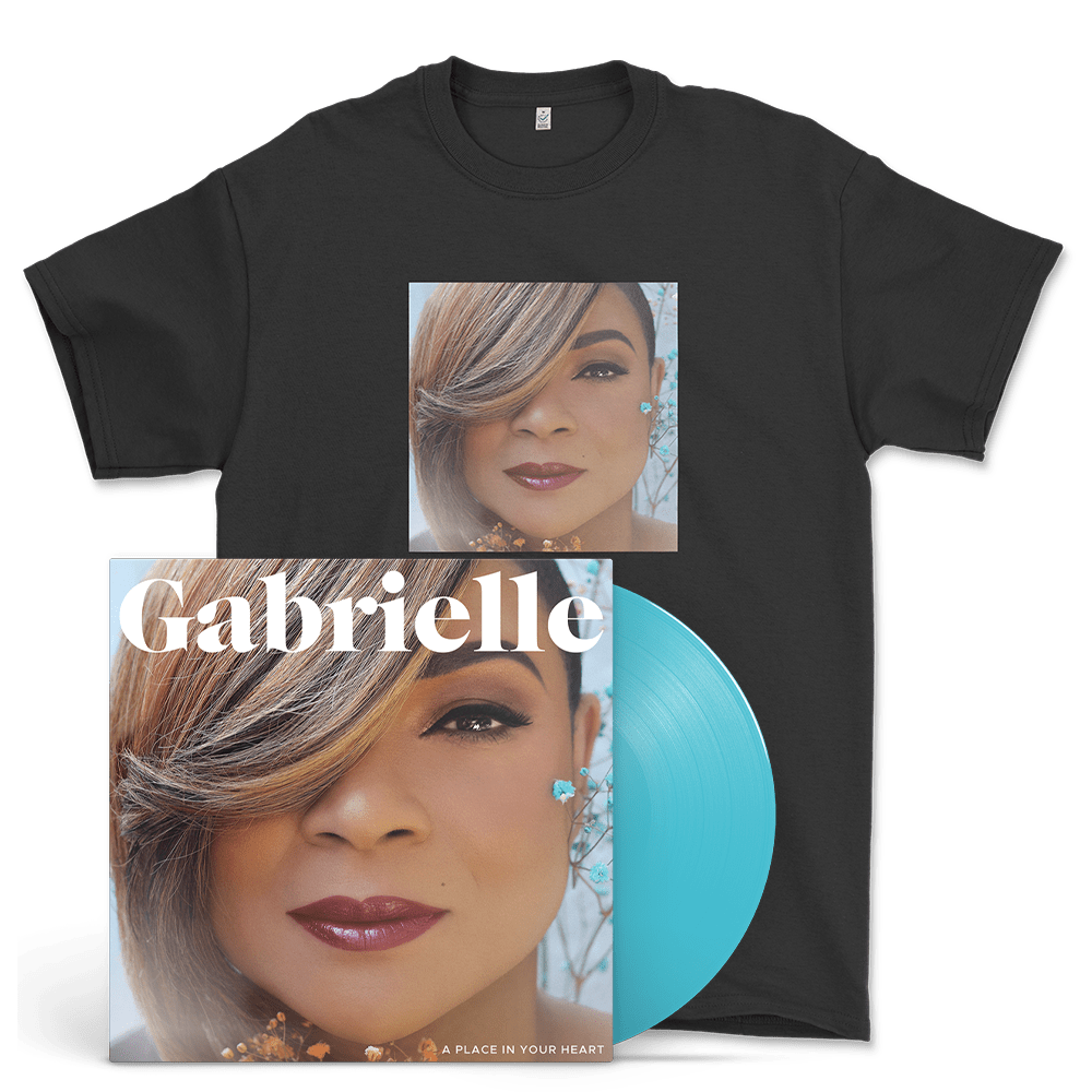 Gabrielle - A Place In Your Heart Transparent Curacao Vinyl T-Shirt