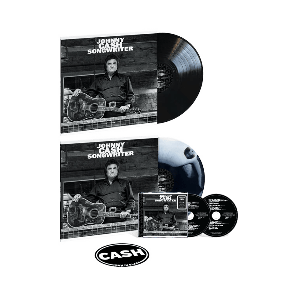 Johnny Cash - Songwriter Black & White Black Vinyl 2CD