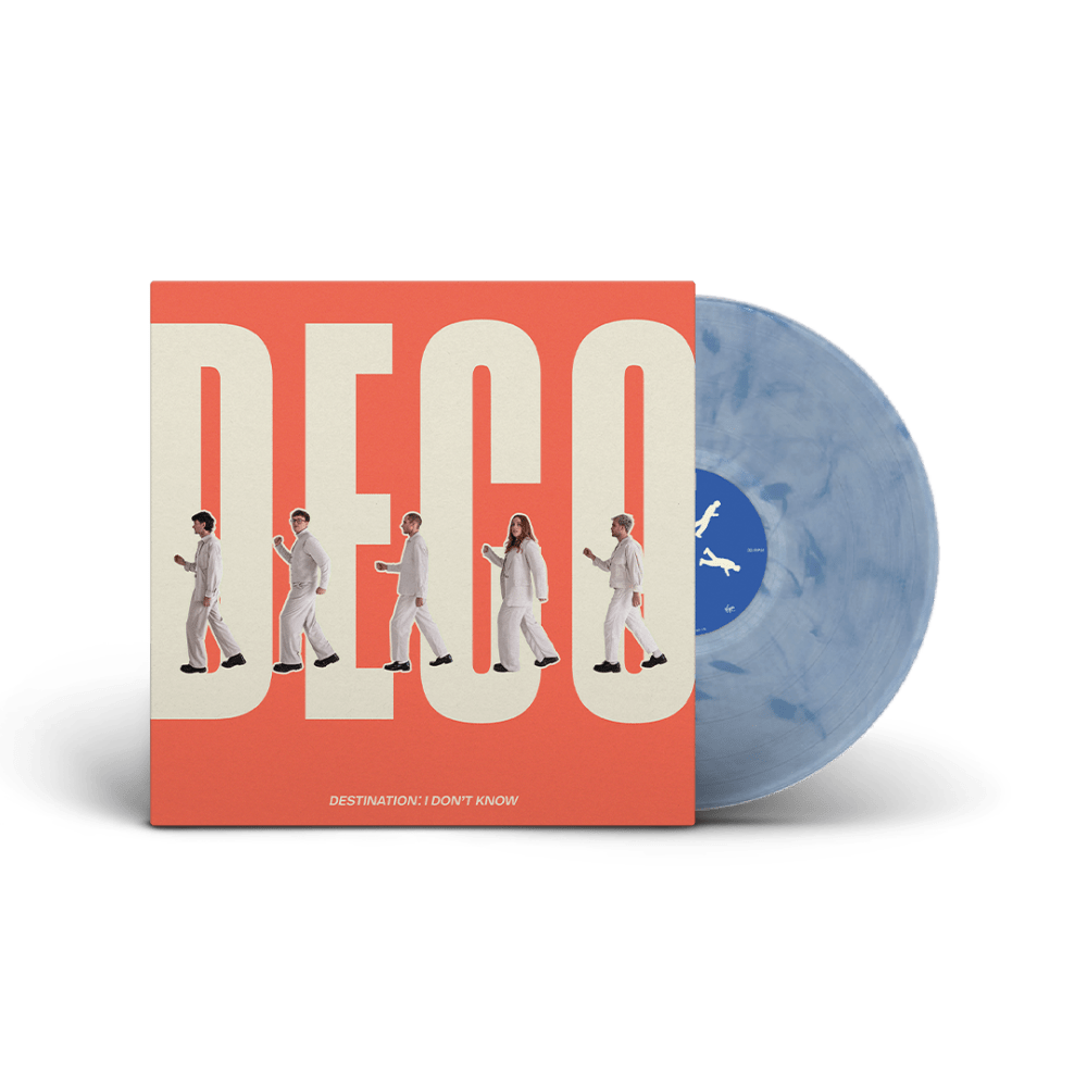 Deco - Destination: I Don't Know Transparent Blue Splatter Vinyl