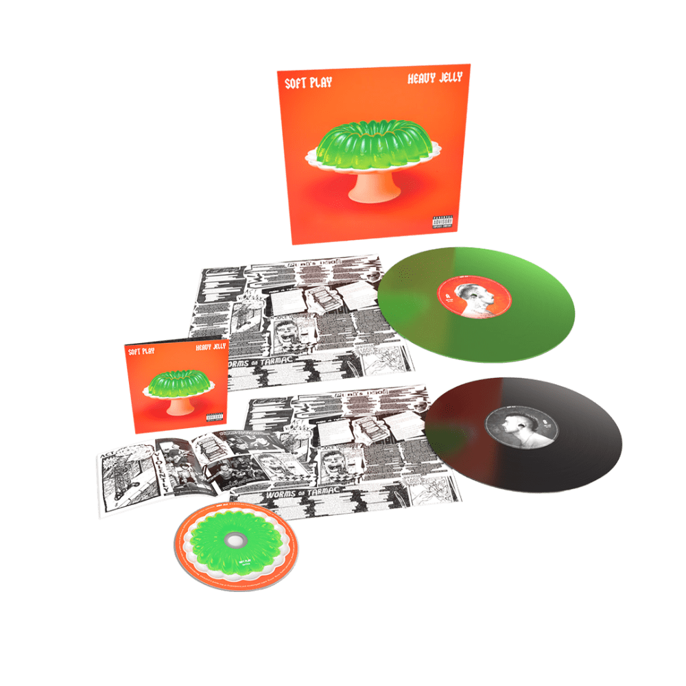 SOFT PLAY - HEAVY JELLY Green Black Vinyl CD