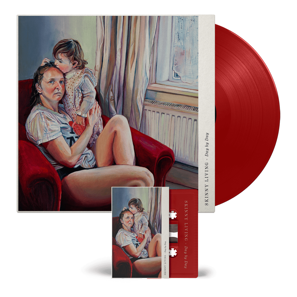 Skinny Living - Day By Day Signed Red Vinyl & Red Cassette