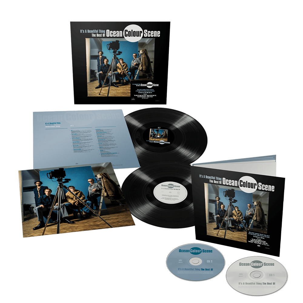 Ocean Colour Scene - It's A Beautiful Thing The Best Of 140g Black Vinyl Deluxe Gatefold Packaging 2CD