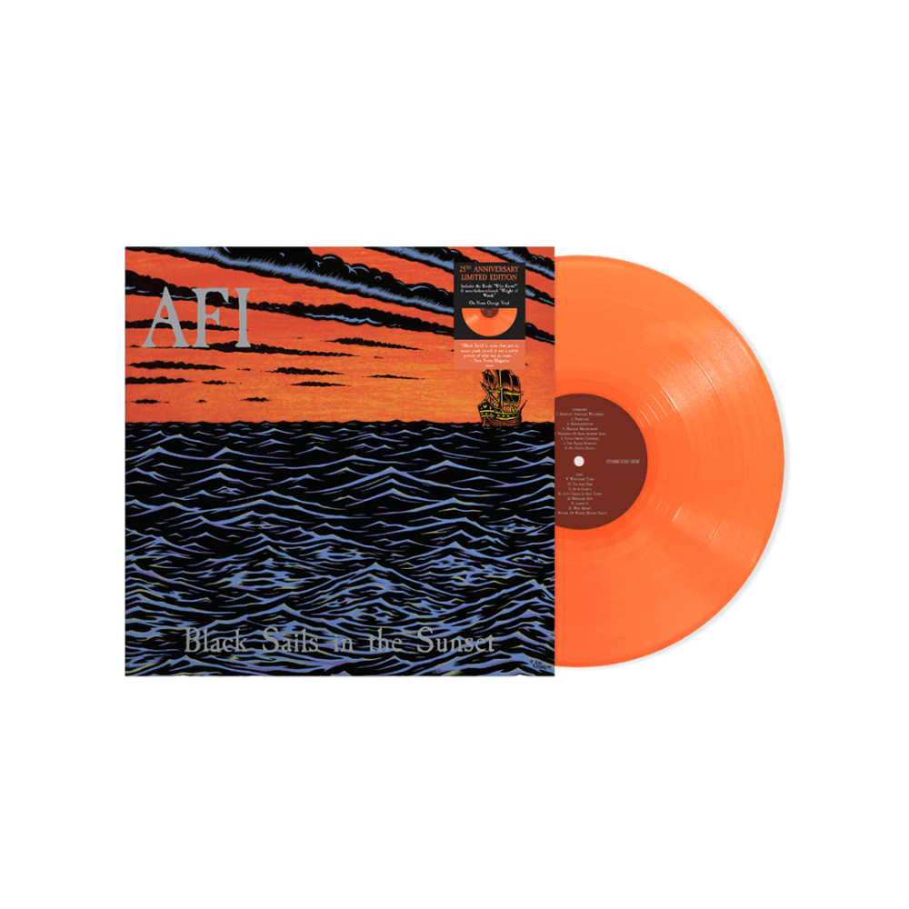 AFI - Black Sails In The Sunset 25th Anniversary Neon Orange Vinyl