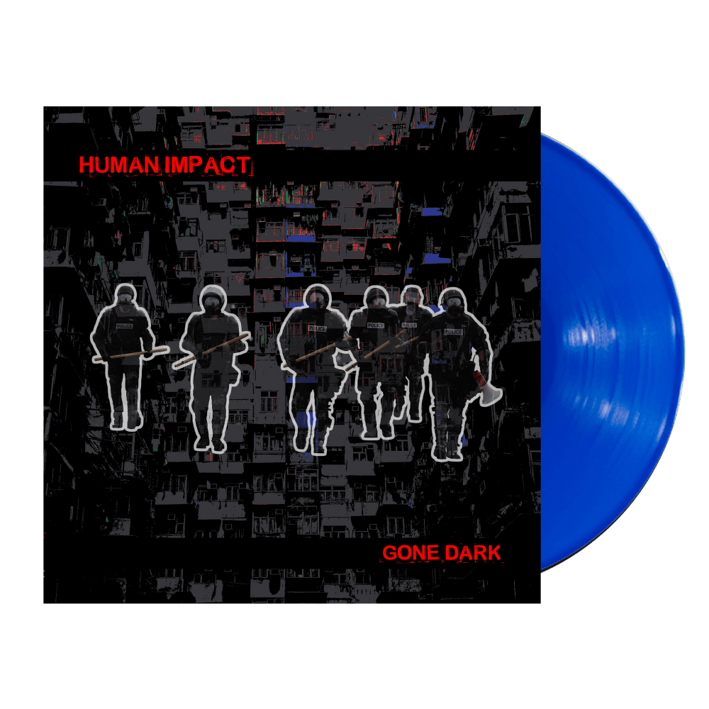 Human Impact - Gone Dark Blue Vinyl