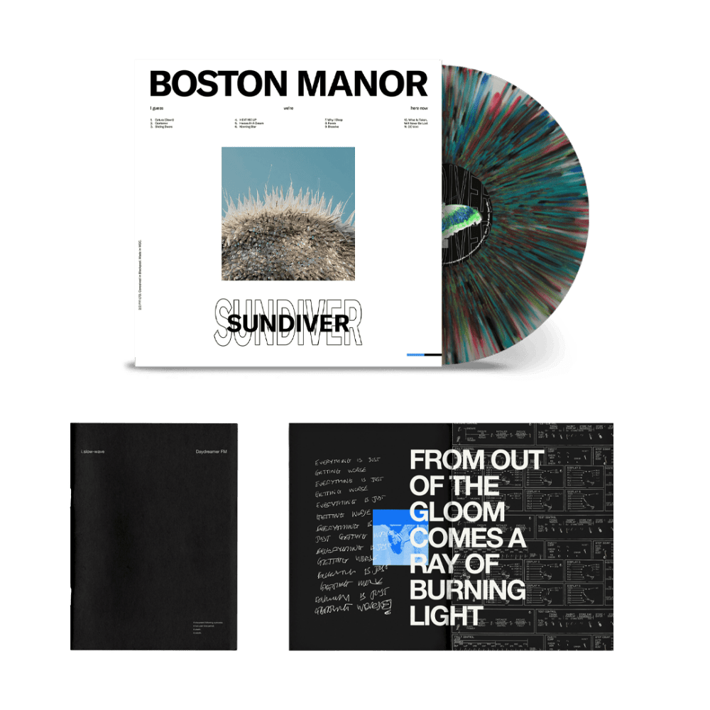 Boston Manor - Sundiver Shimmer Vinyl Slow Wave Zine