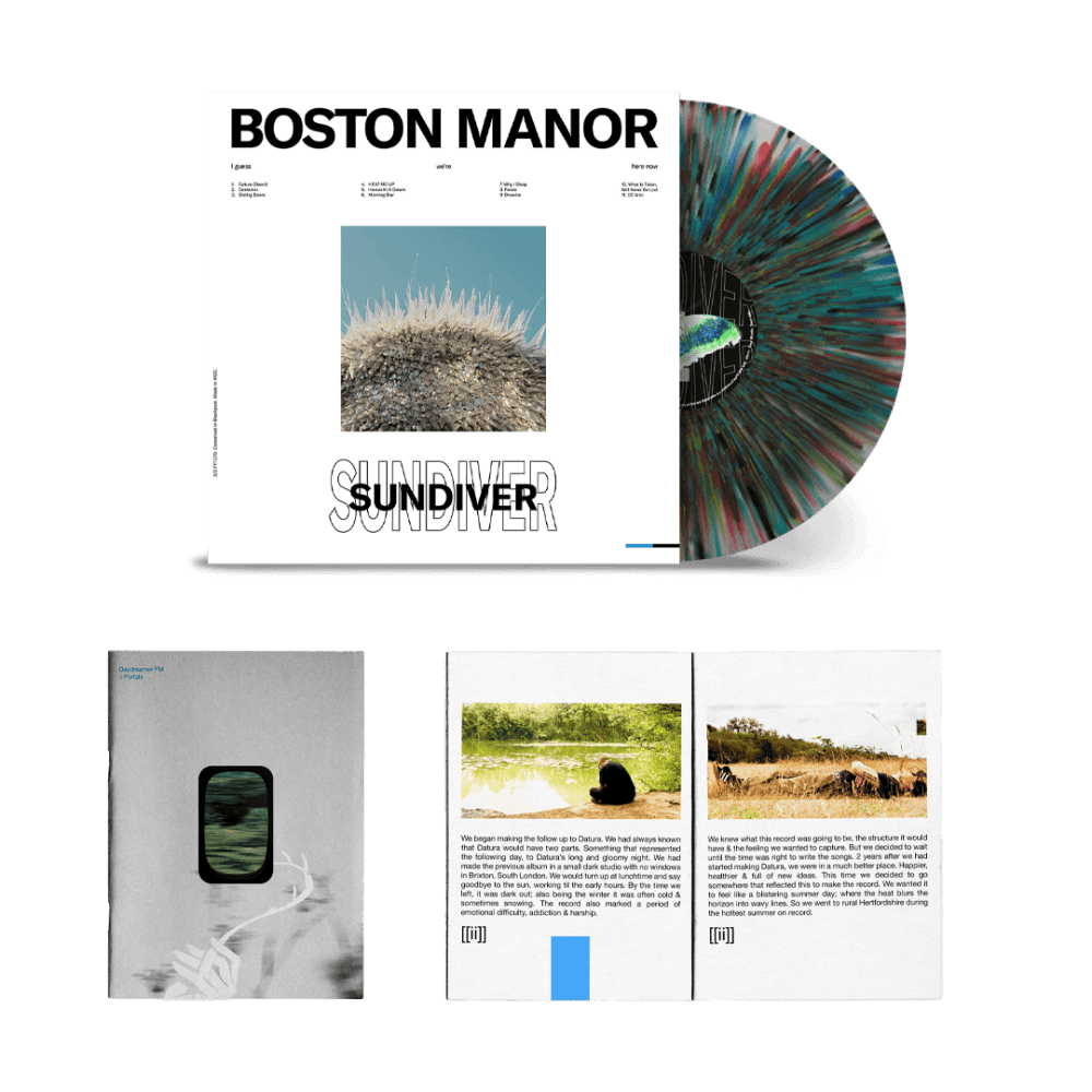 Boston Manor - Sundiver Shimmer Vinyl Portals Zine